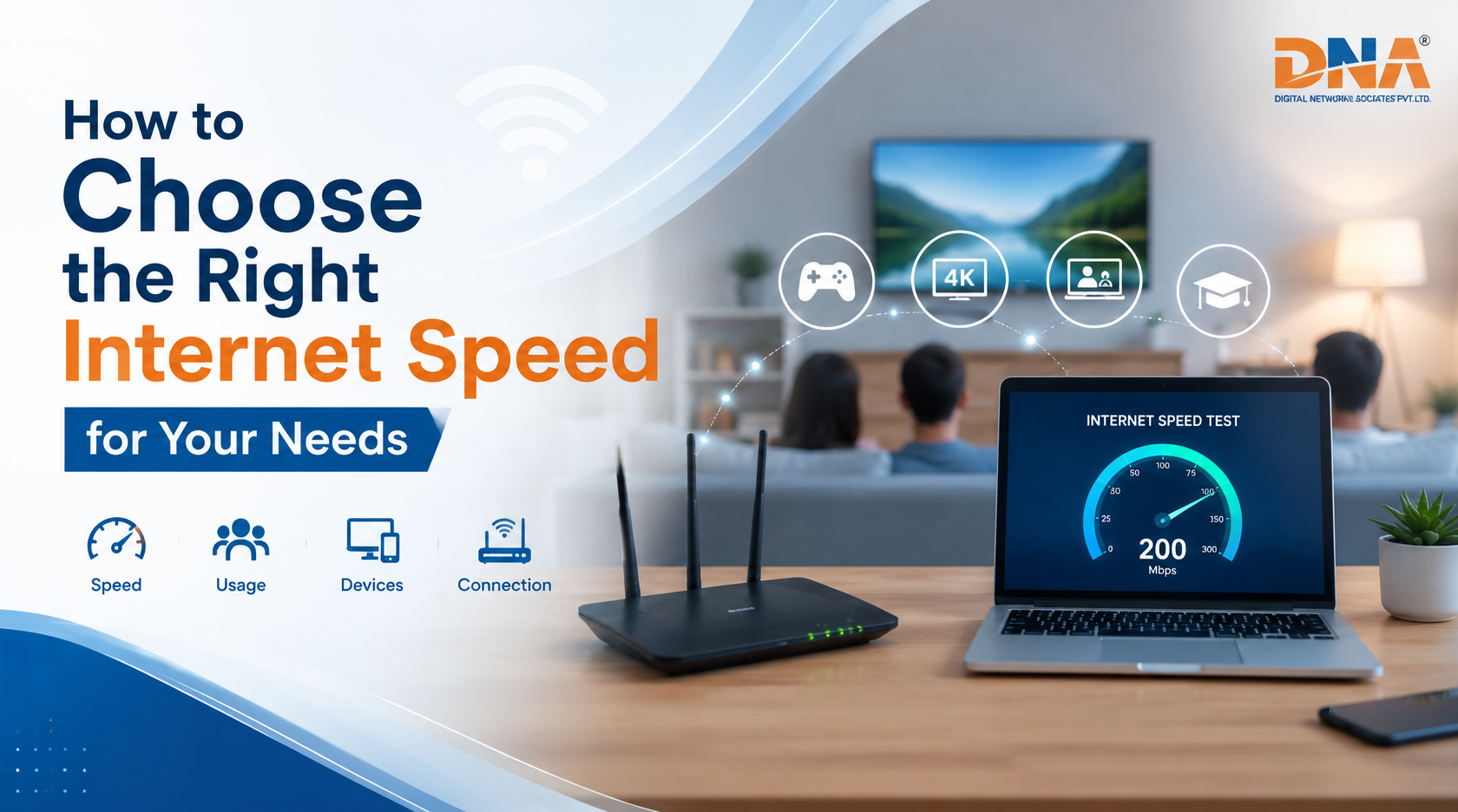 How to Choose the Right Internet Speed for Your Needs